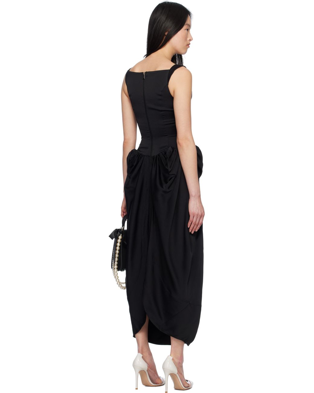 Vivienne Westwood Sunday Garden Maxi Dress in Black | Lyst