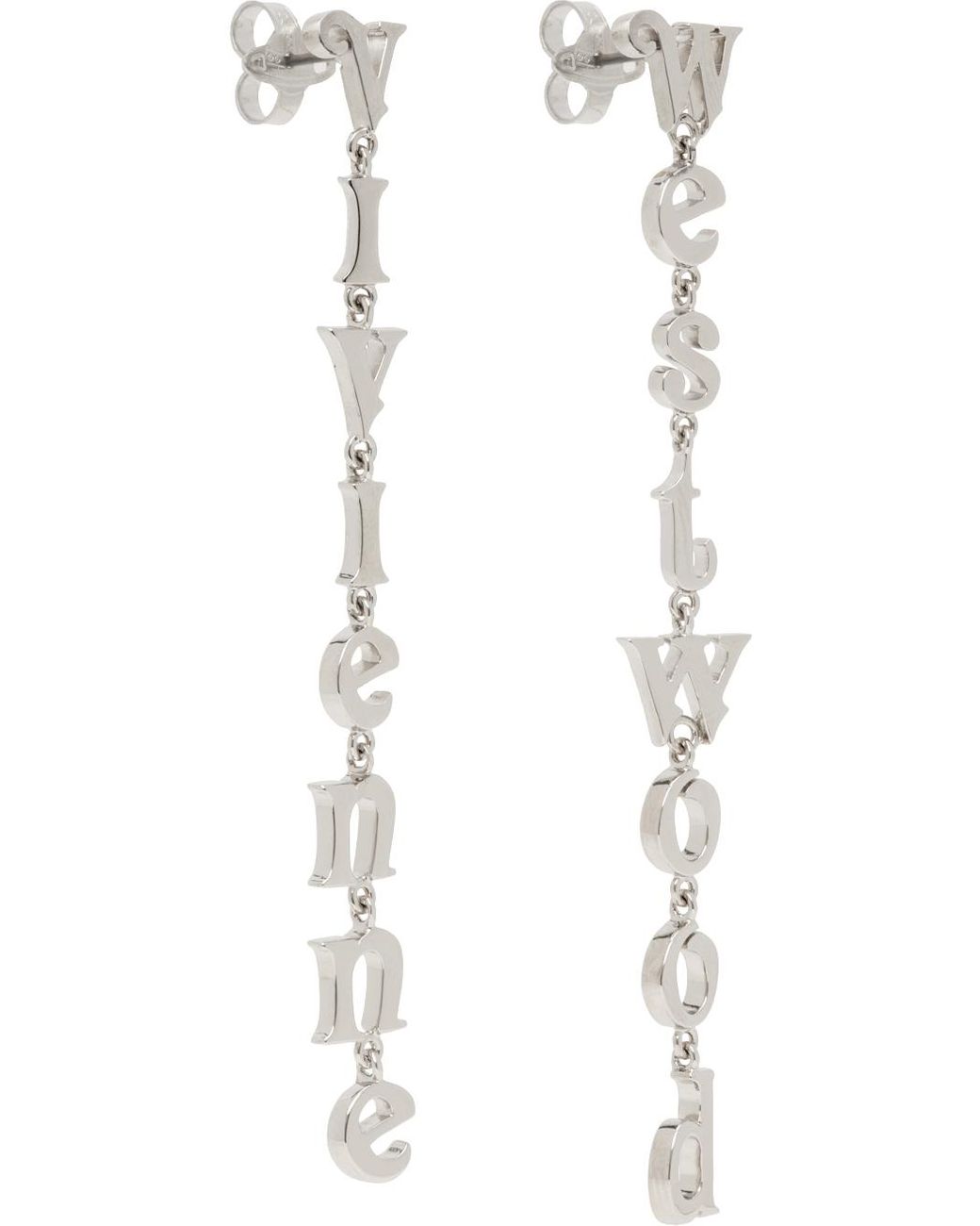 Raimunda logo drop earrings