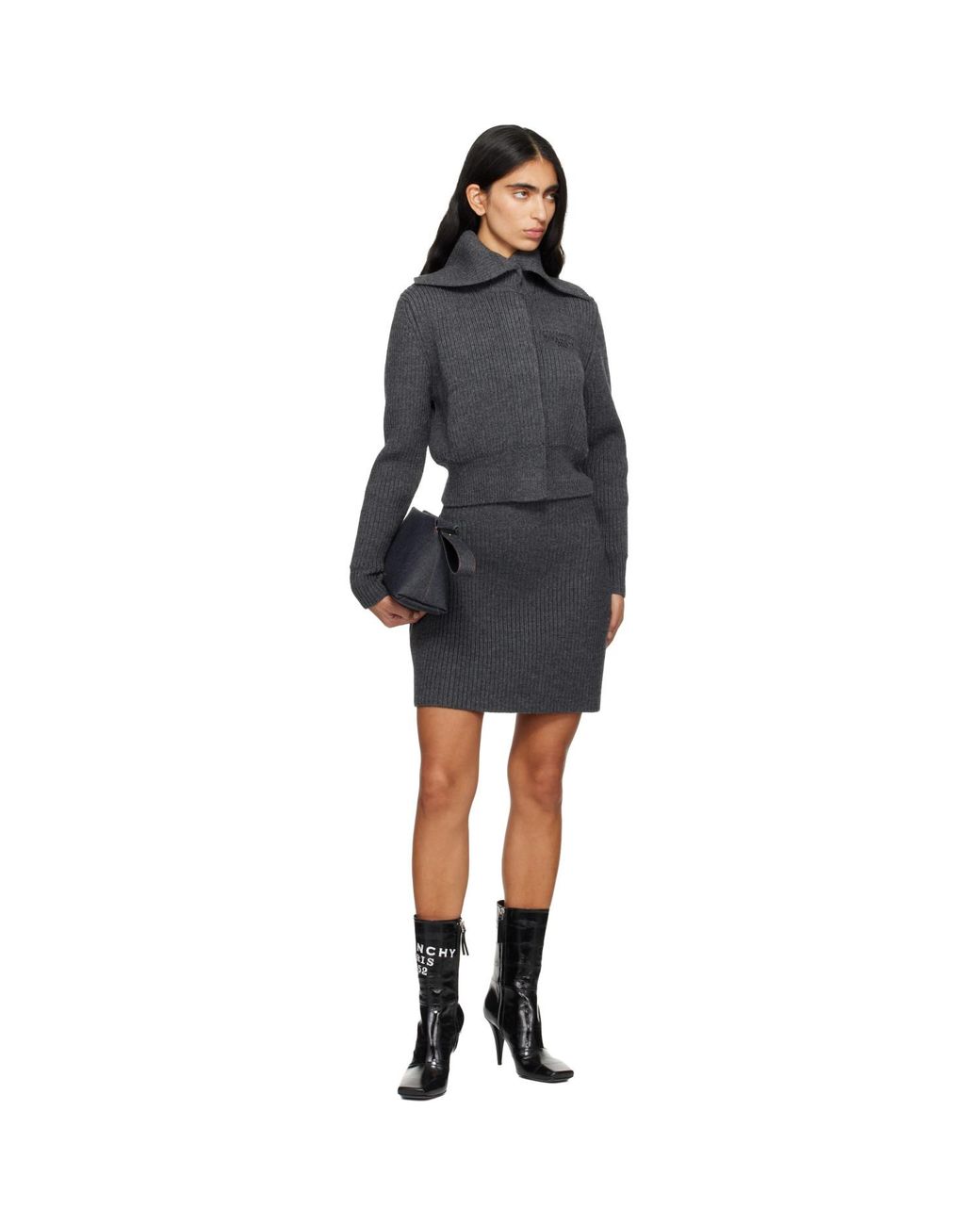 Givenchy Black Wool Cardigan