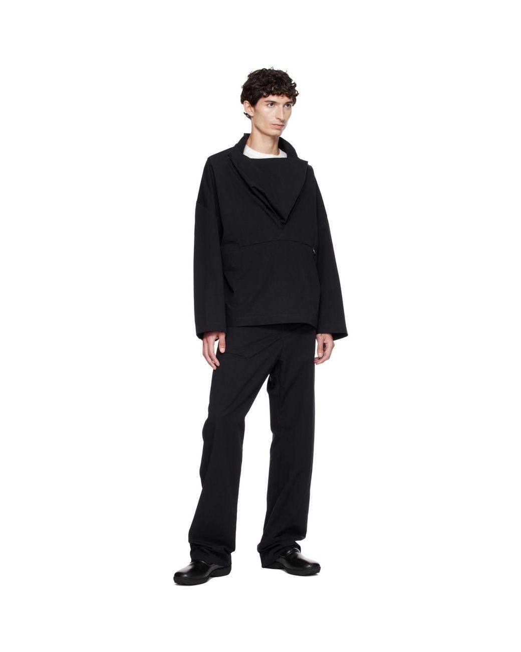 Kiko Kostadinov Black Graatsma Smock Jacket for men