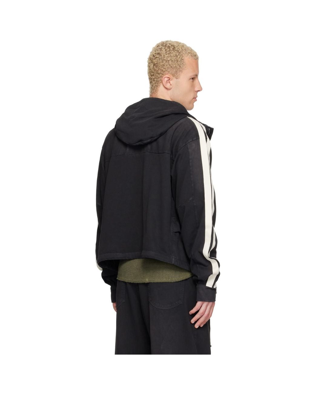 424 Black Racing Jacket for men