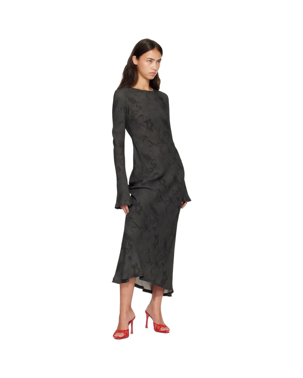 Collina Strada Black Yuri Maxi Dress