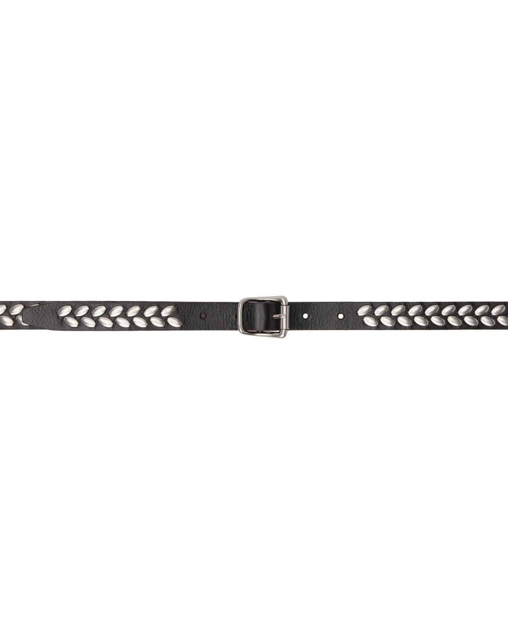 Lemaire Almond Stud 20 Belt in Black | Lyst