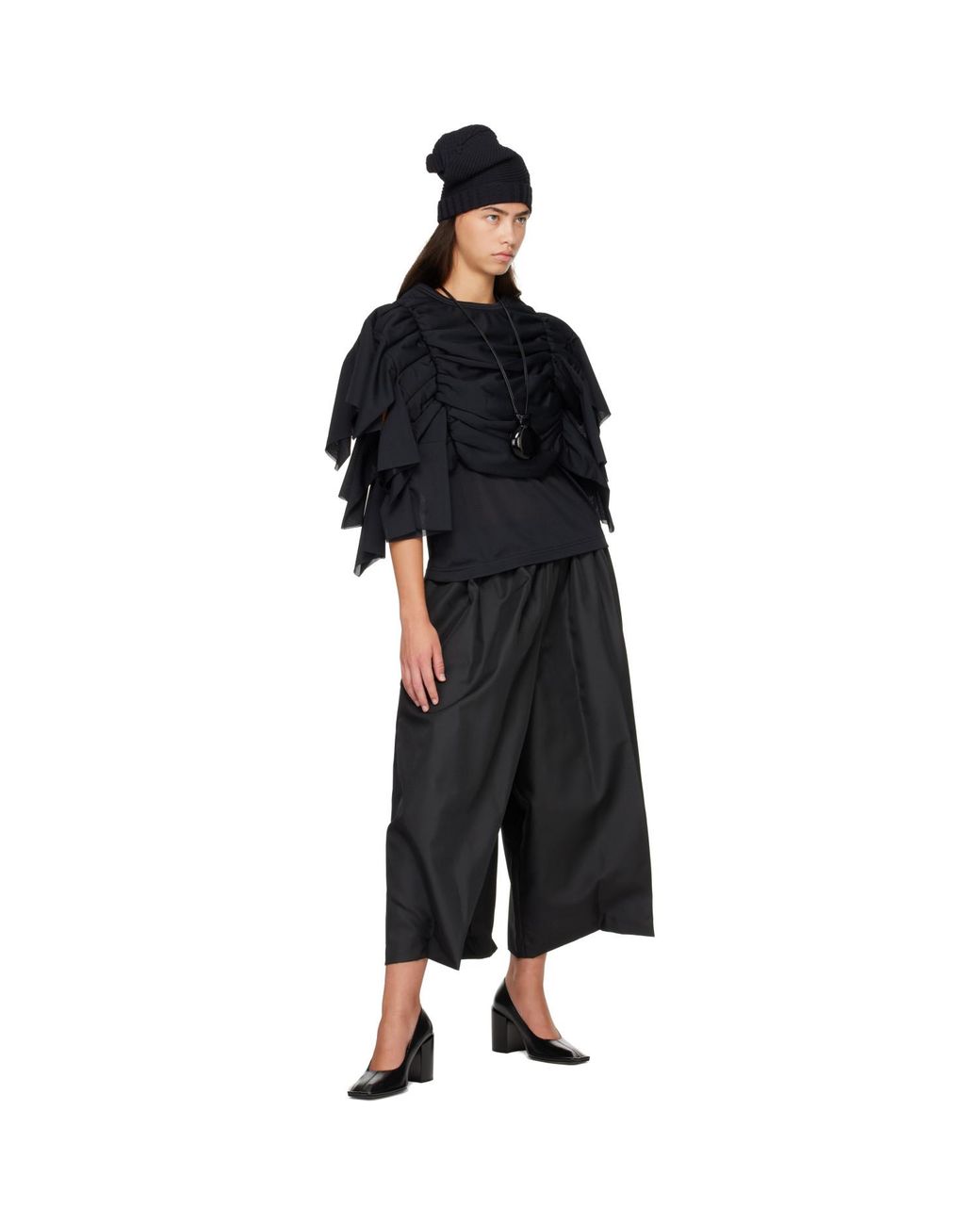 Comme des Garçons Black Gathering Layered Shirt