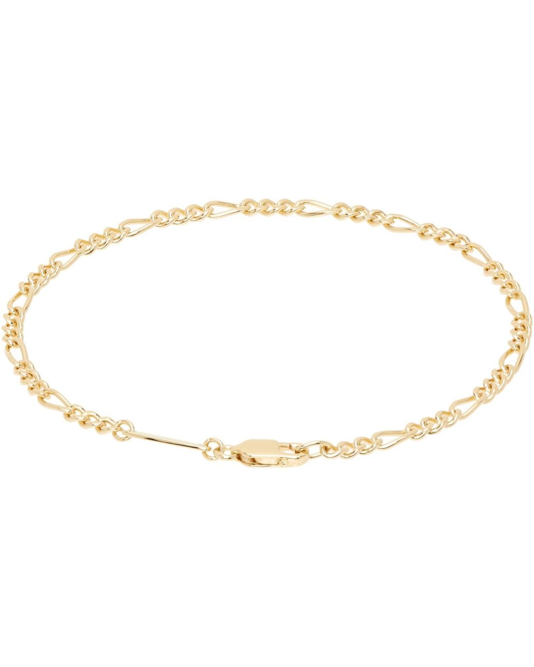 Tom Wood Metallic Bo Slim Bracelet for men