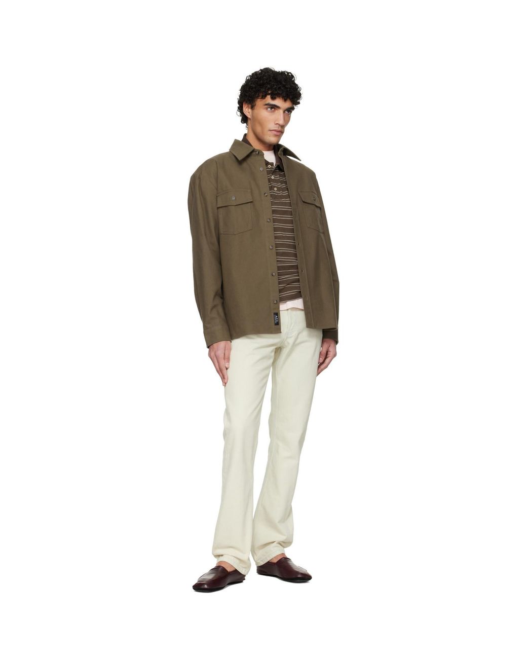 A.P.C. Natural Off- Standard Jeans for men