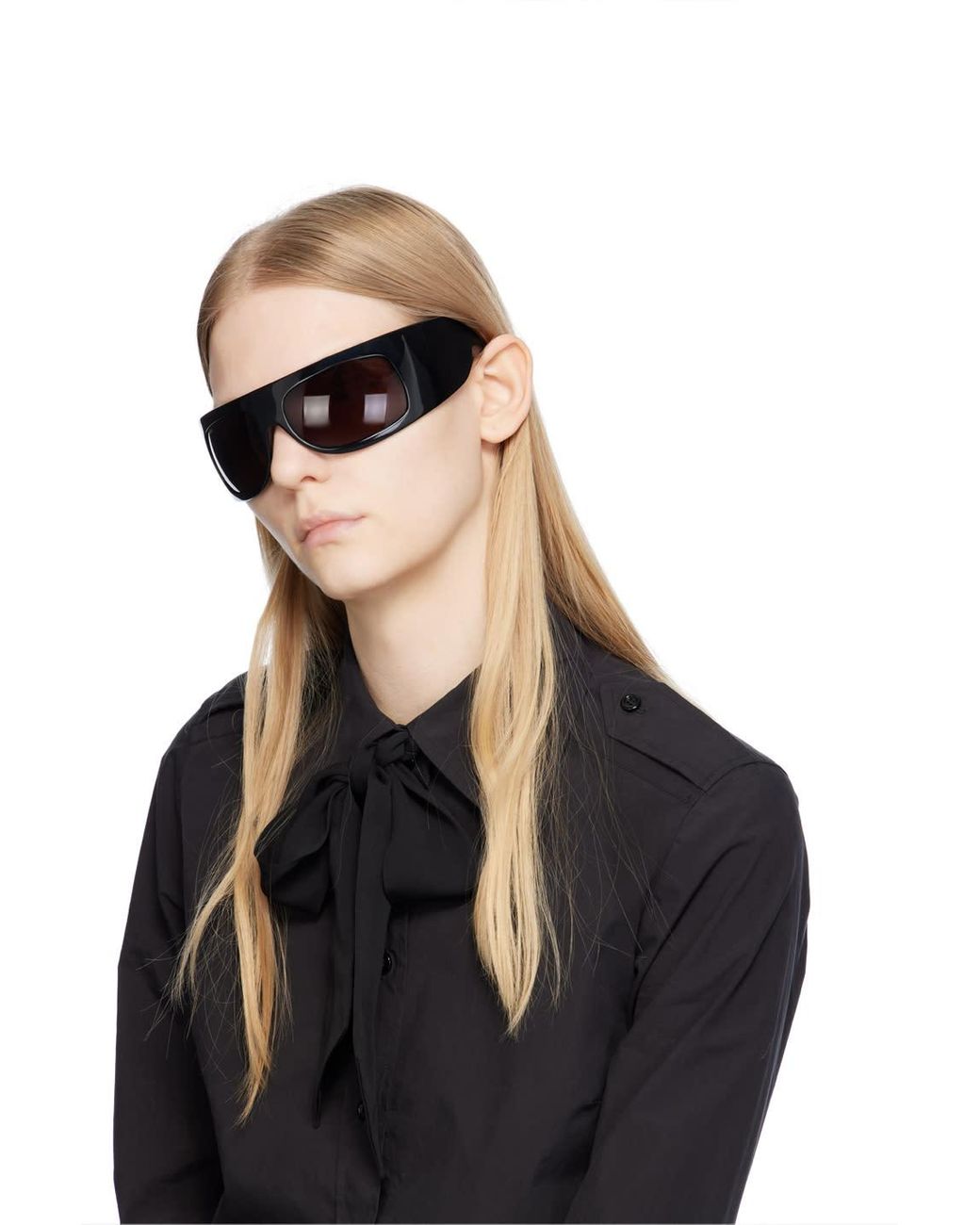 Gucci Black Mask Sunglasses | Lyst display picture 1