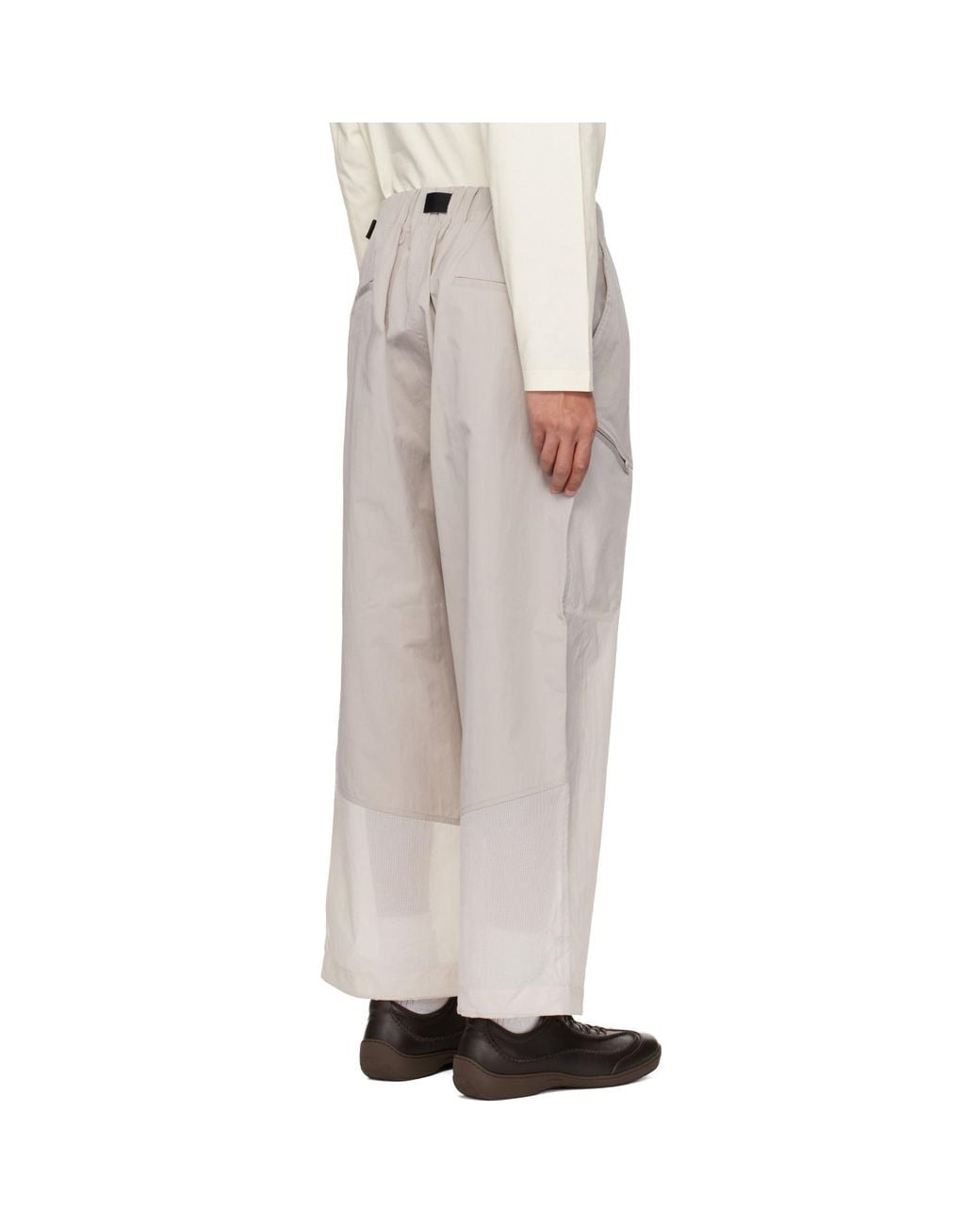 Y-3 Natural Ut Straightleg Cargo Pants for men