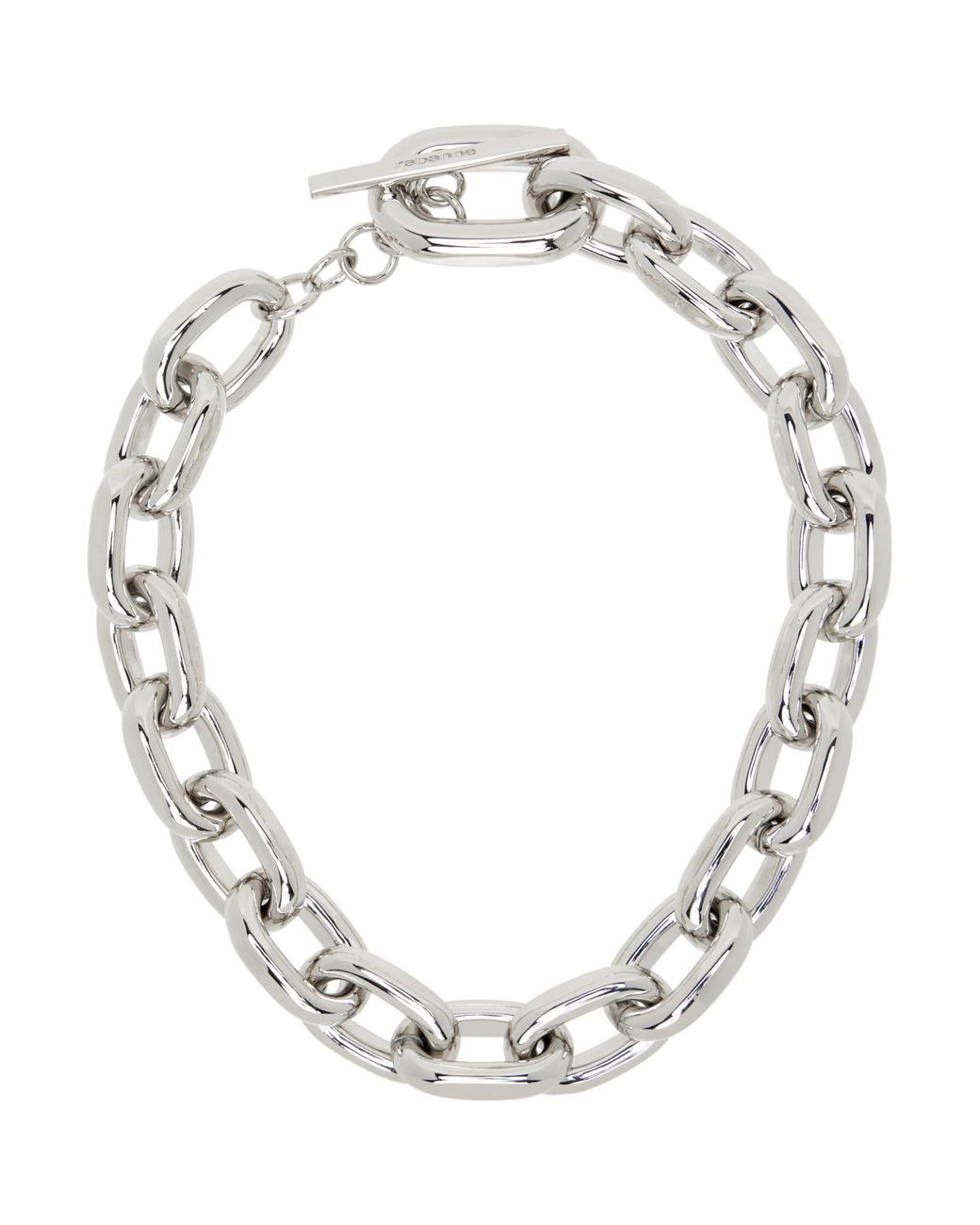 Rabanne Metallic Xl Link Necklace