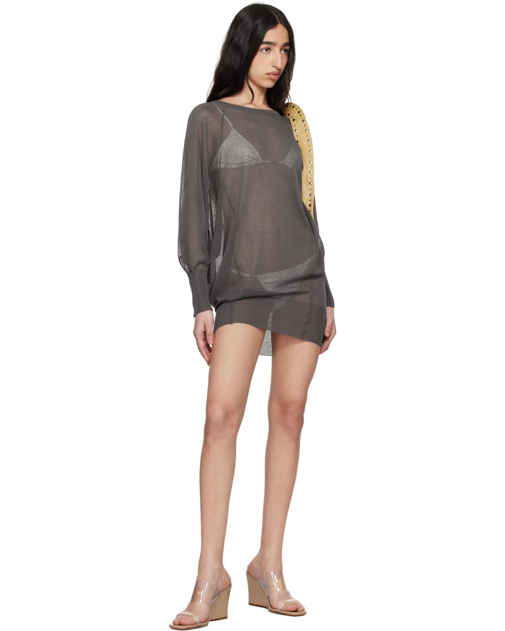 gimaguas safi mini dress Gimaguas Taupe Safi Minidress Gimaguas