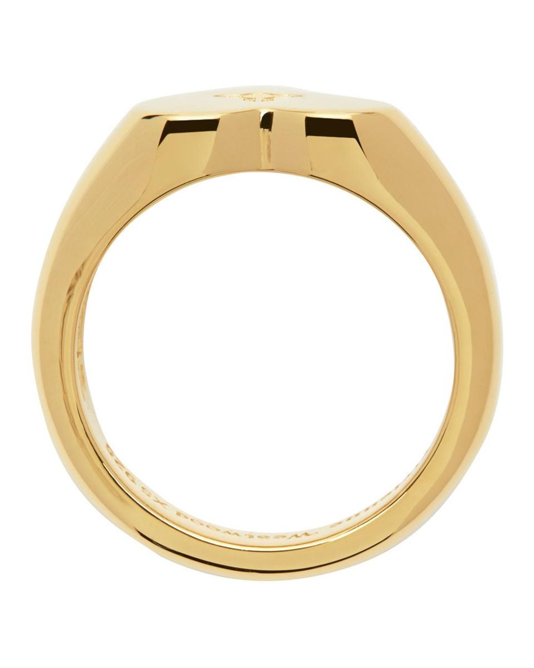 Vivienne Westwood Gold Marybelle Signet Ring in Metallic for