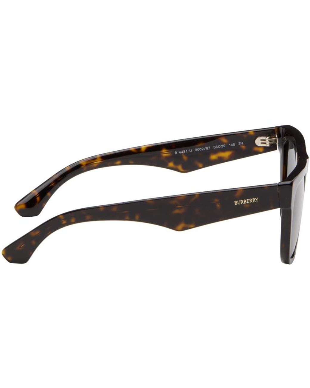 メンズ Burberry ブラウン 0be4431u サングラス ブラック | Lyst 