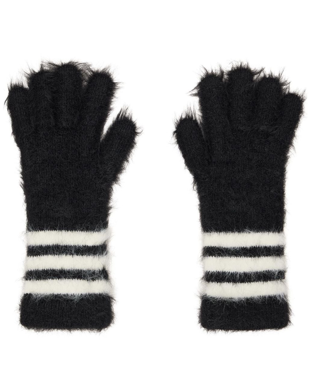 Y-3 Black Stripes Gloves