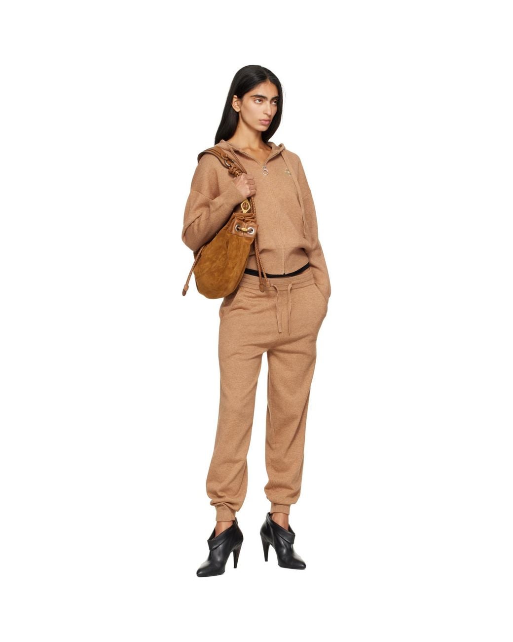 Isabel Marant Brown Tan Koby Hoodie