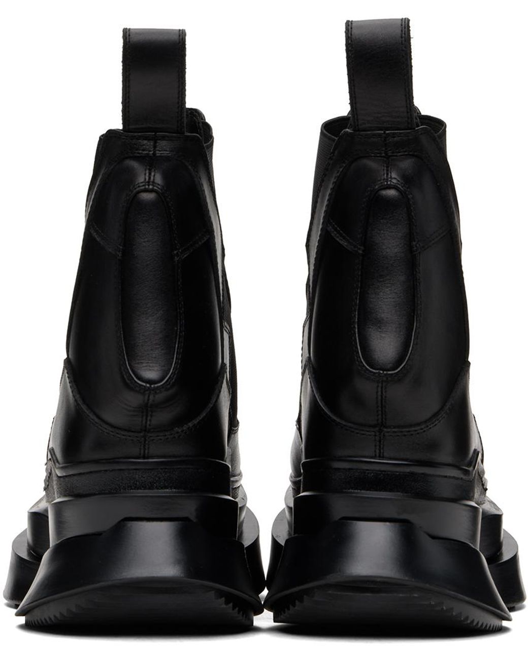 Julius Side-Gore Shell Chelsea Boots in Black for Men | Lyst
