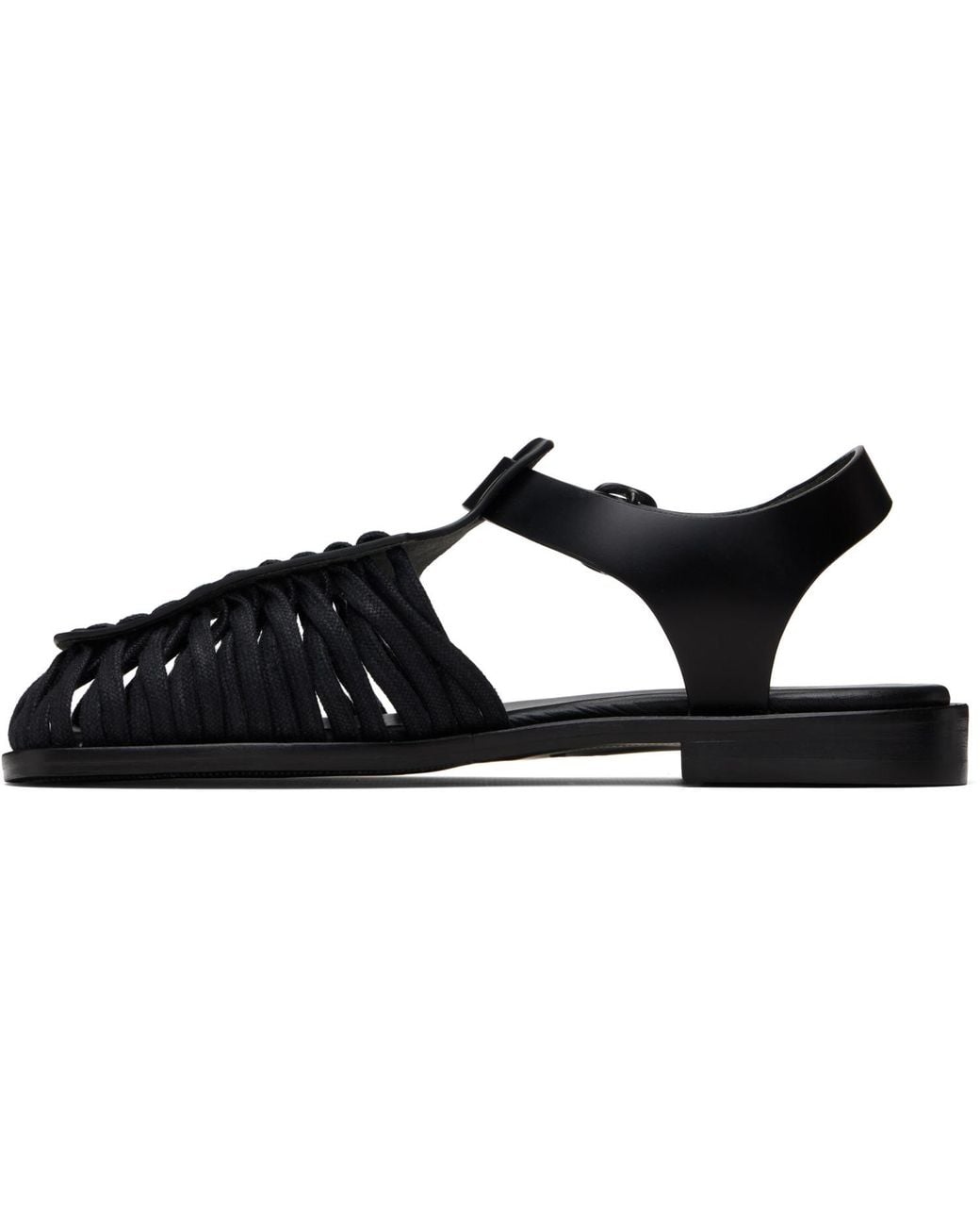 Hereu Black Alaro Sandals