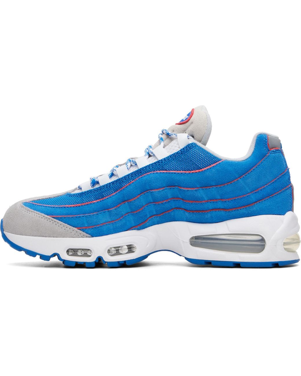 Nike Blue Air Max 95 Big Bubble Sneakers for men
