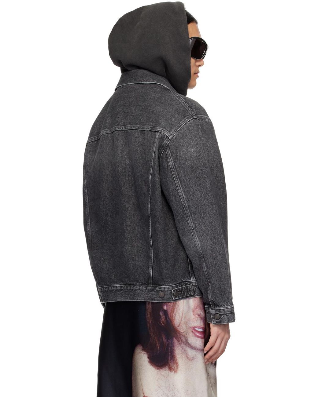 Acne Studios Black Faded Denim Jacket for Men | Lyst Acne Studios Black Faded Denim Jacket for Men | Lyst