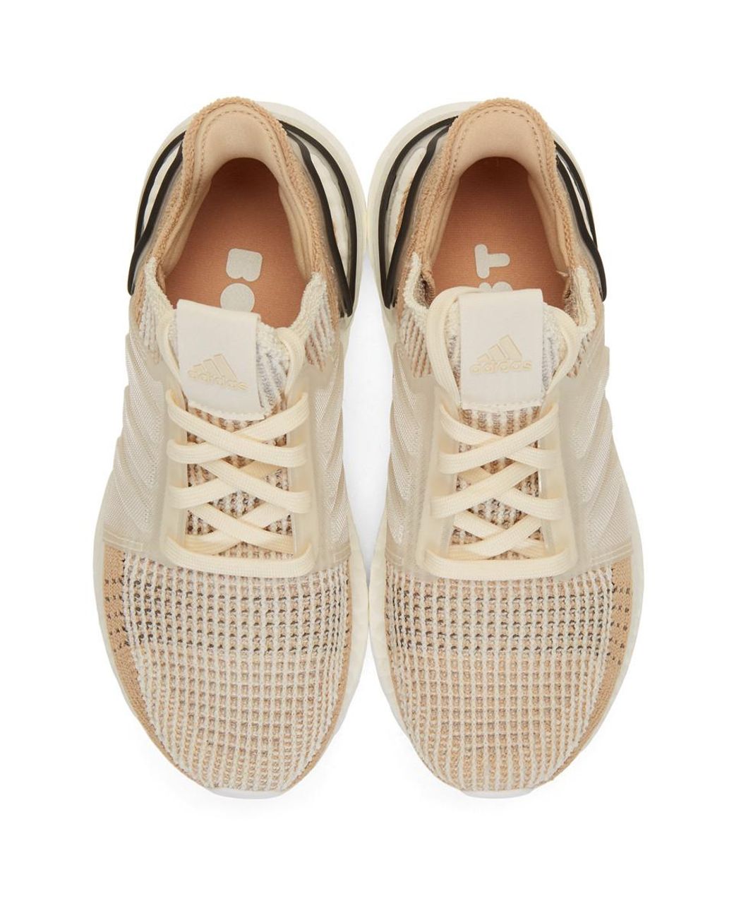 adidas Rubber Beige Ultraboost 19w Sneakers in Chalk White (Natural) | Lyst