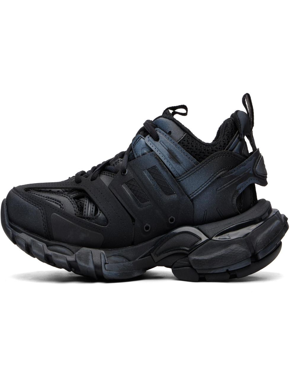 Balenciaga Black Track Signature Sneakers for men