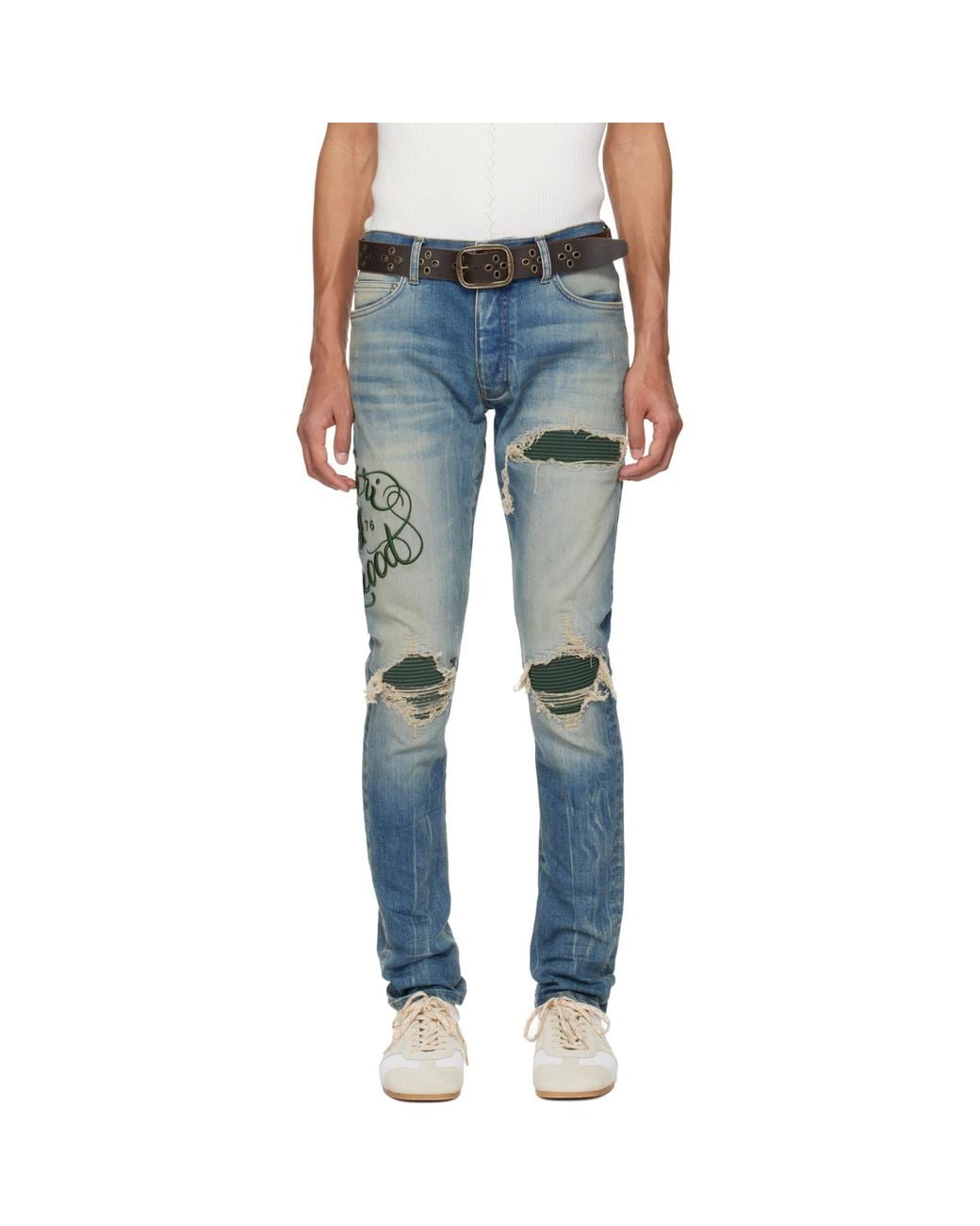Amiri Blue Hollywood' Mx1 Jeans for men