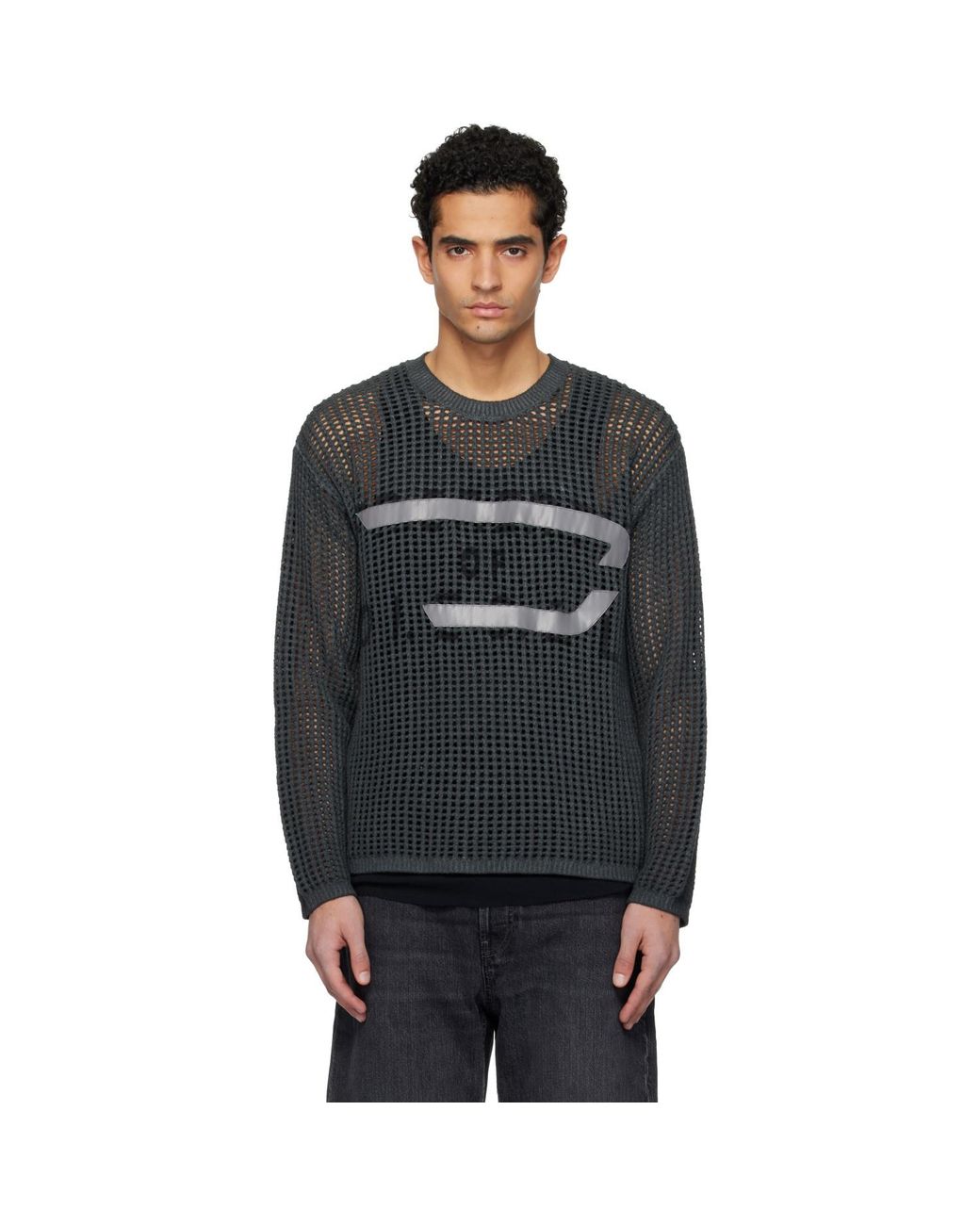DIESEL Black K-Roch Sweater for men