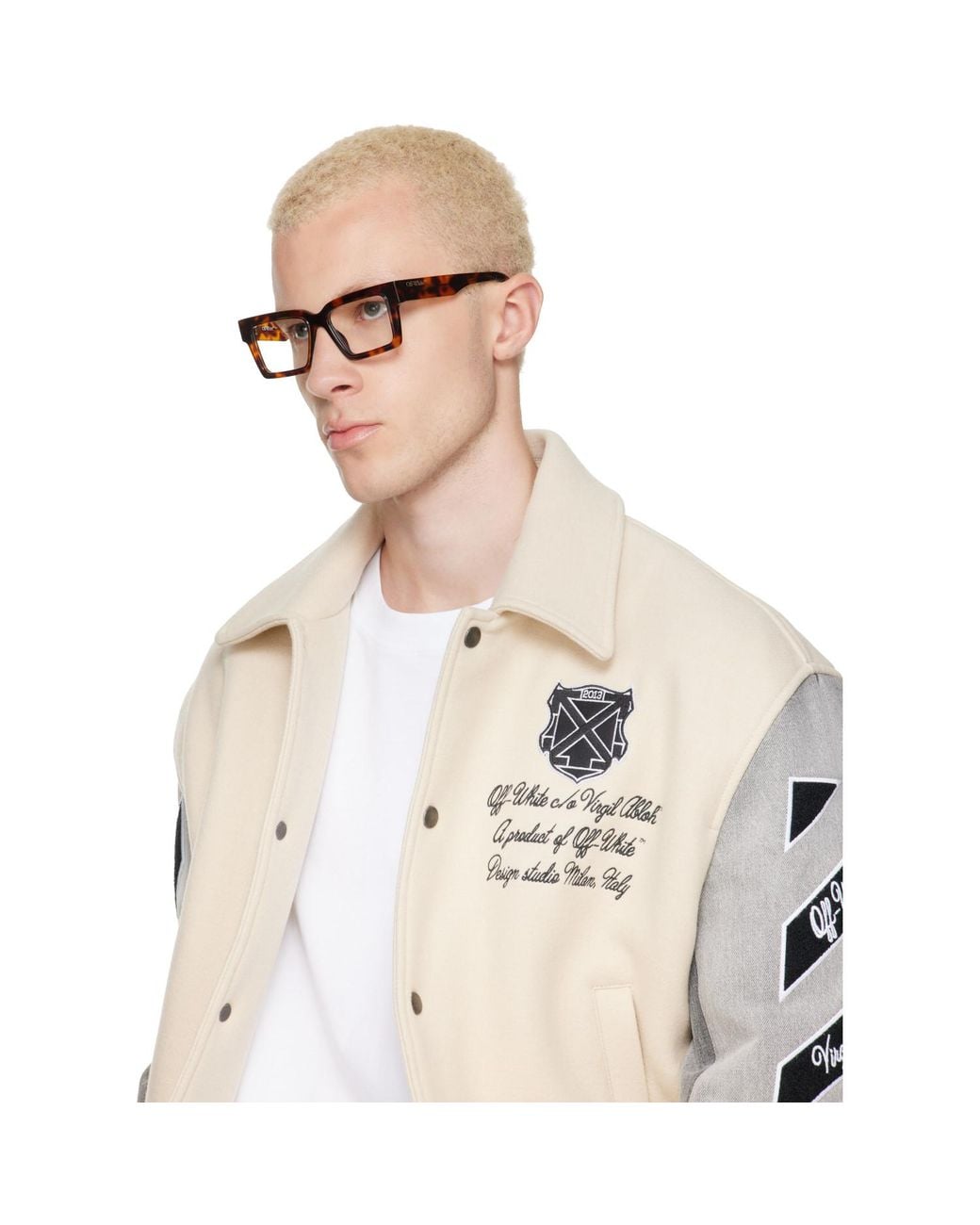 Off-White c/o Virgil Abloh Brown 5029 Glasses for men