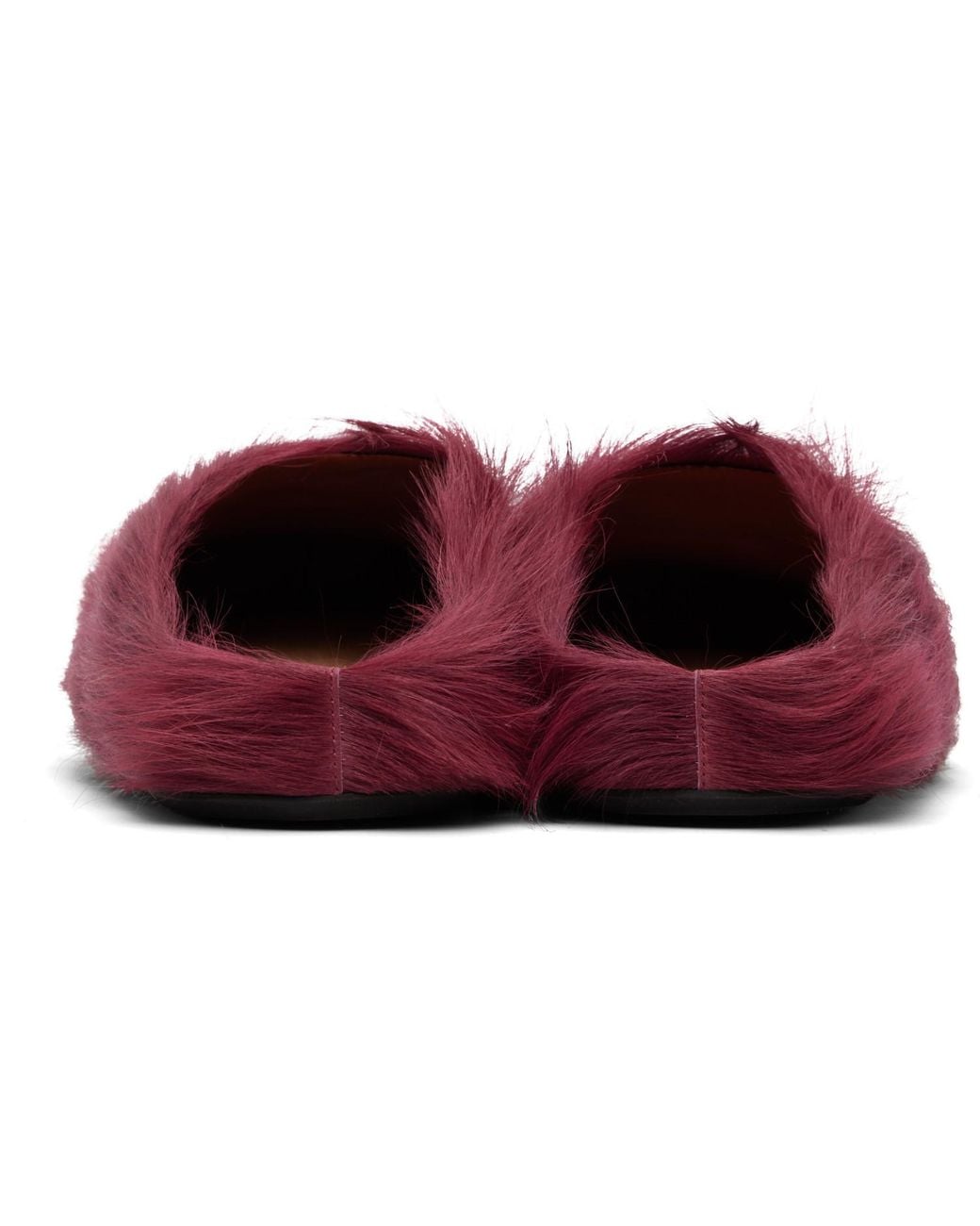 Marni Red Fussbett Sabot Slip-On Loafers for men