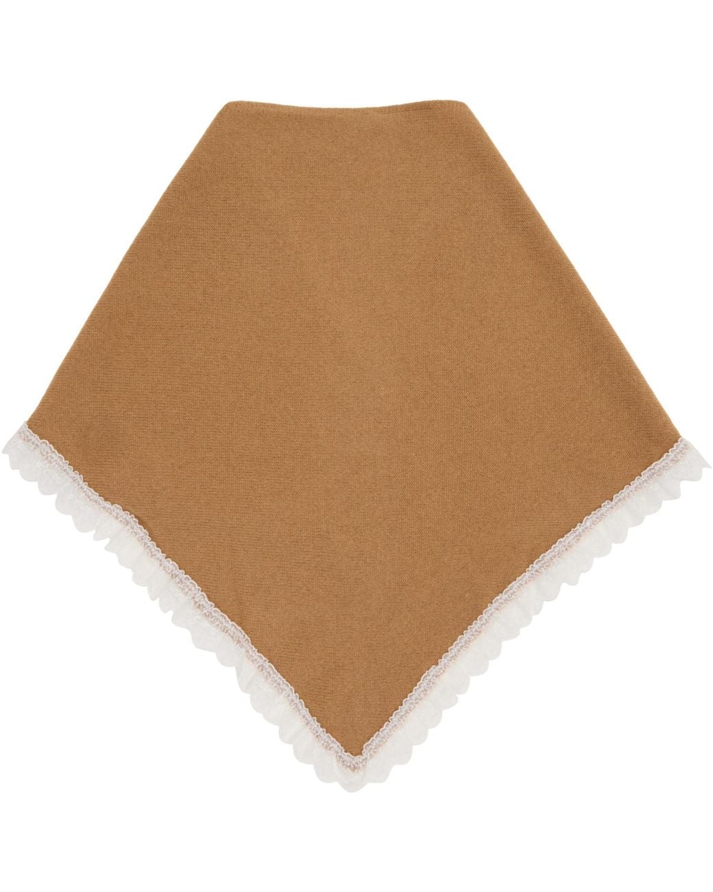 Ganni Brown Xxl Scarf