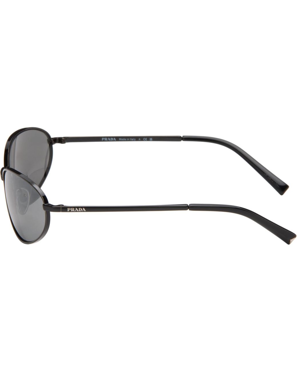 Prada Gray Logo Sunglasses for men