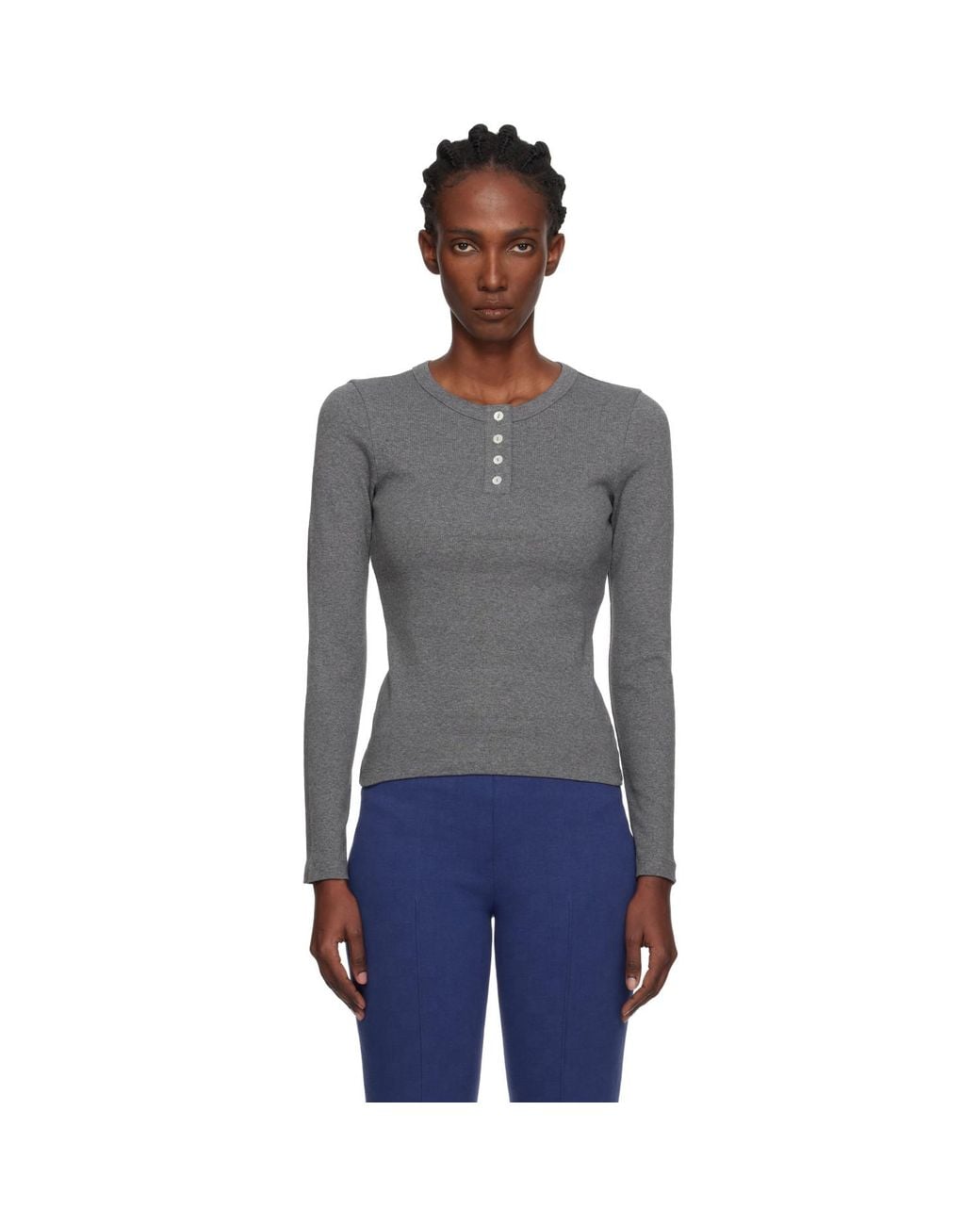 Flore Flore Black Jess Longsleeve Henley