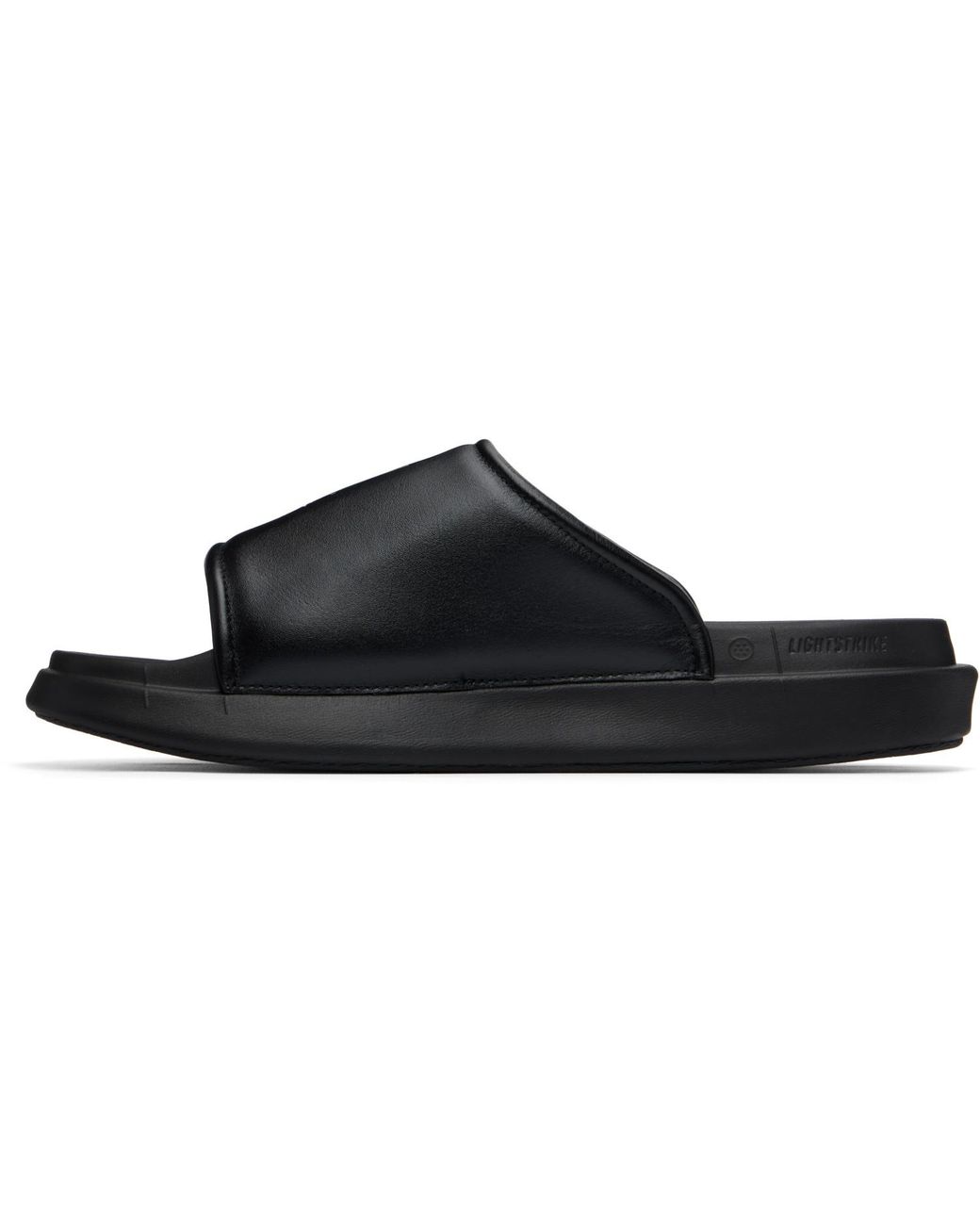 Y-3 Black Slides for men