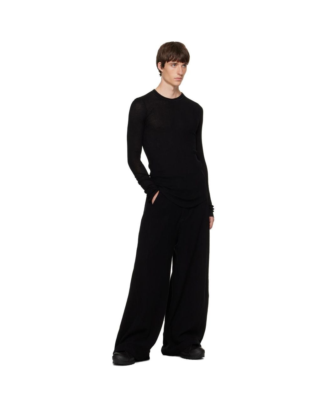 Julius Black Skinny T-Shirt for men