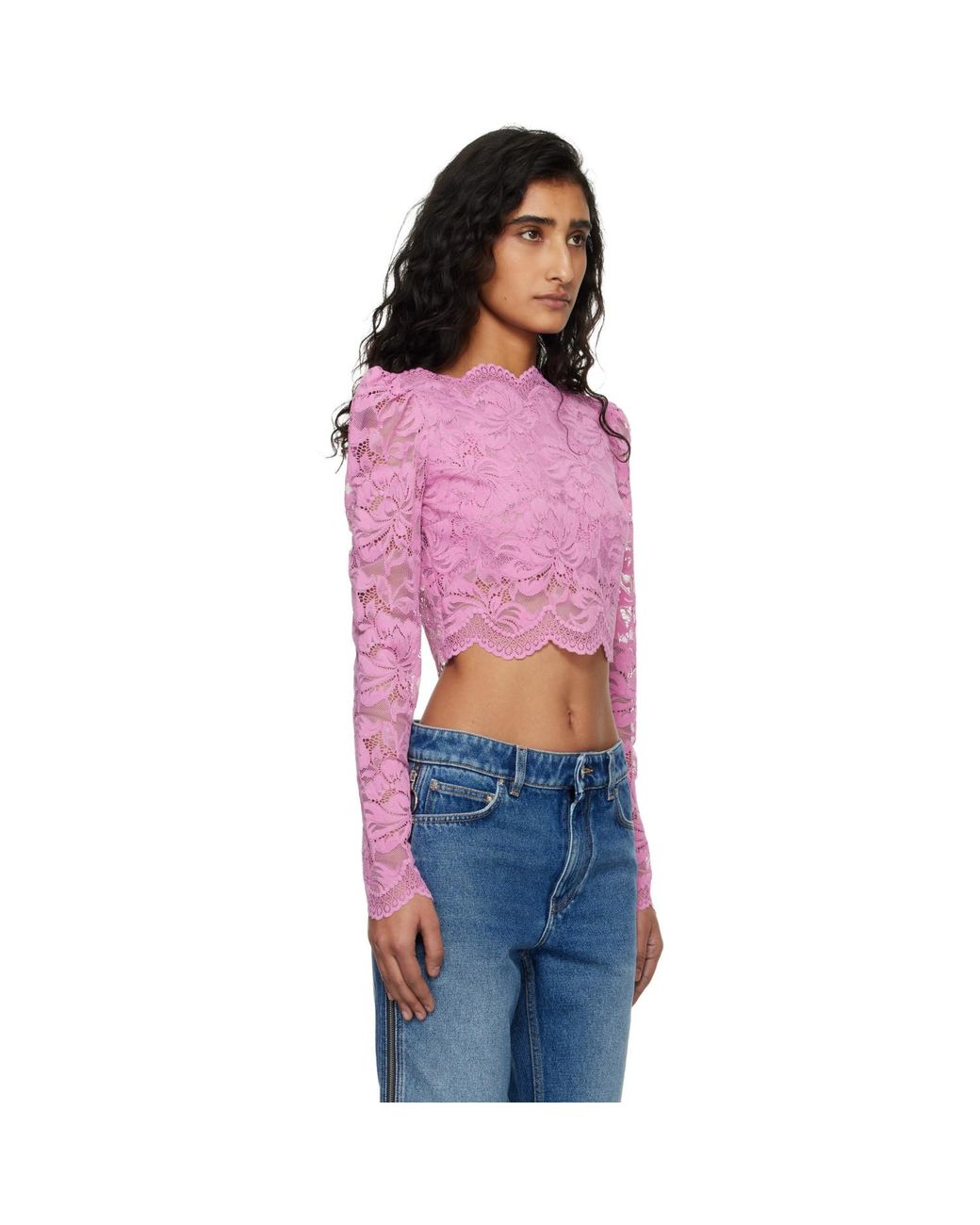 Rabanne Red Lace Top