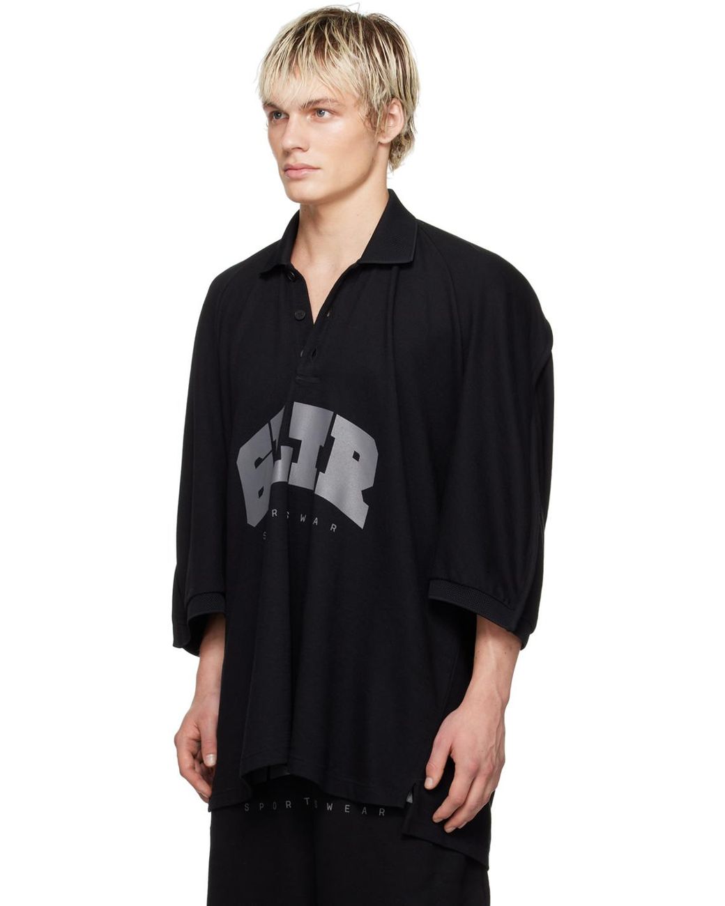 トップス jean paul gaultier x shayne oliver polo Jean Paul Gaultier Black Shayne Oliver Edition 'The GLTR