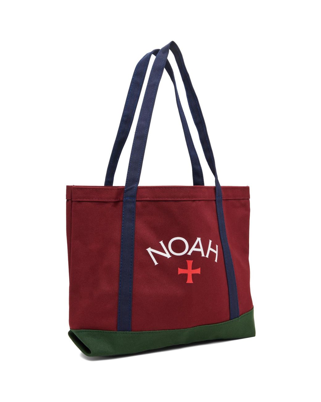 Noah NYC Red Tri-Color Logo Tote for men