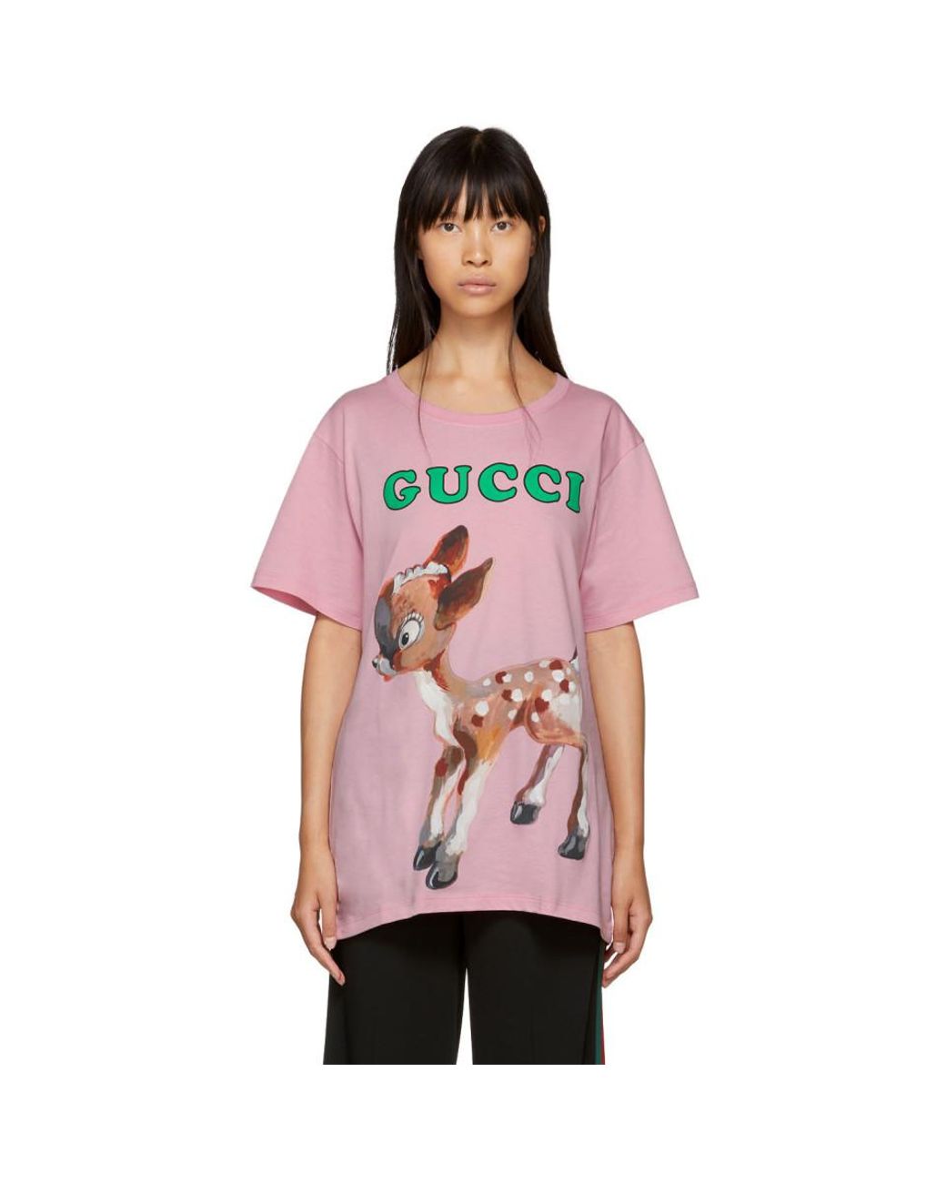 Gucci Pink Bambi T-shirt | Lyst Canada