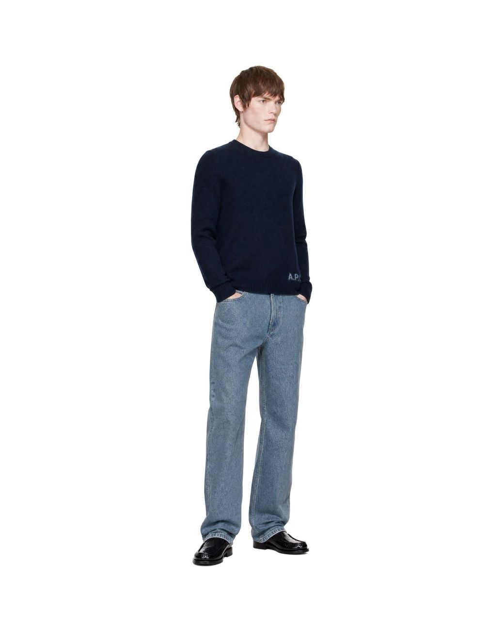 A.P.C. Blue Edward Sweater for men