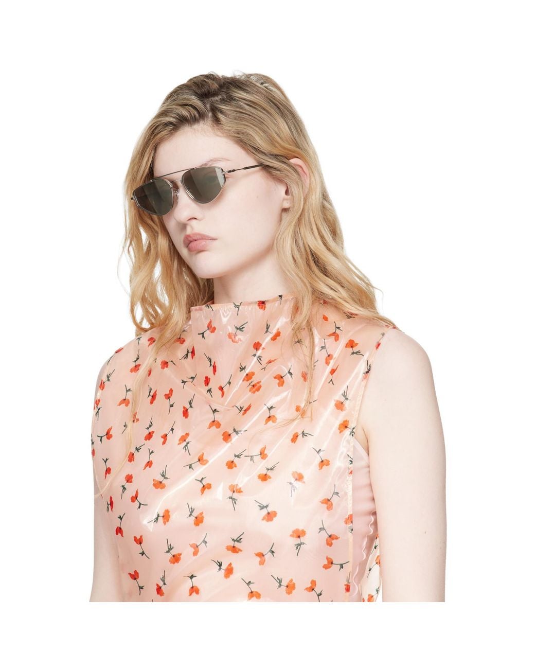 Jil Sander Multicolor Oliver Peoples 'Edition 5' Aviator Sunglasses