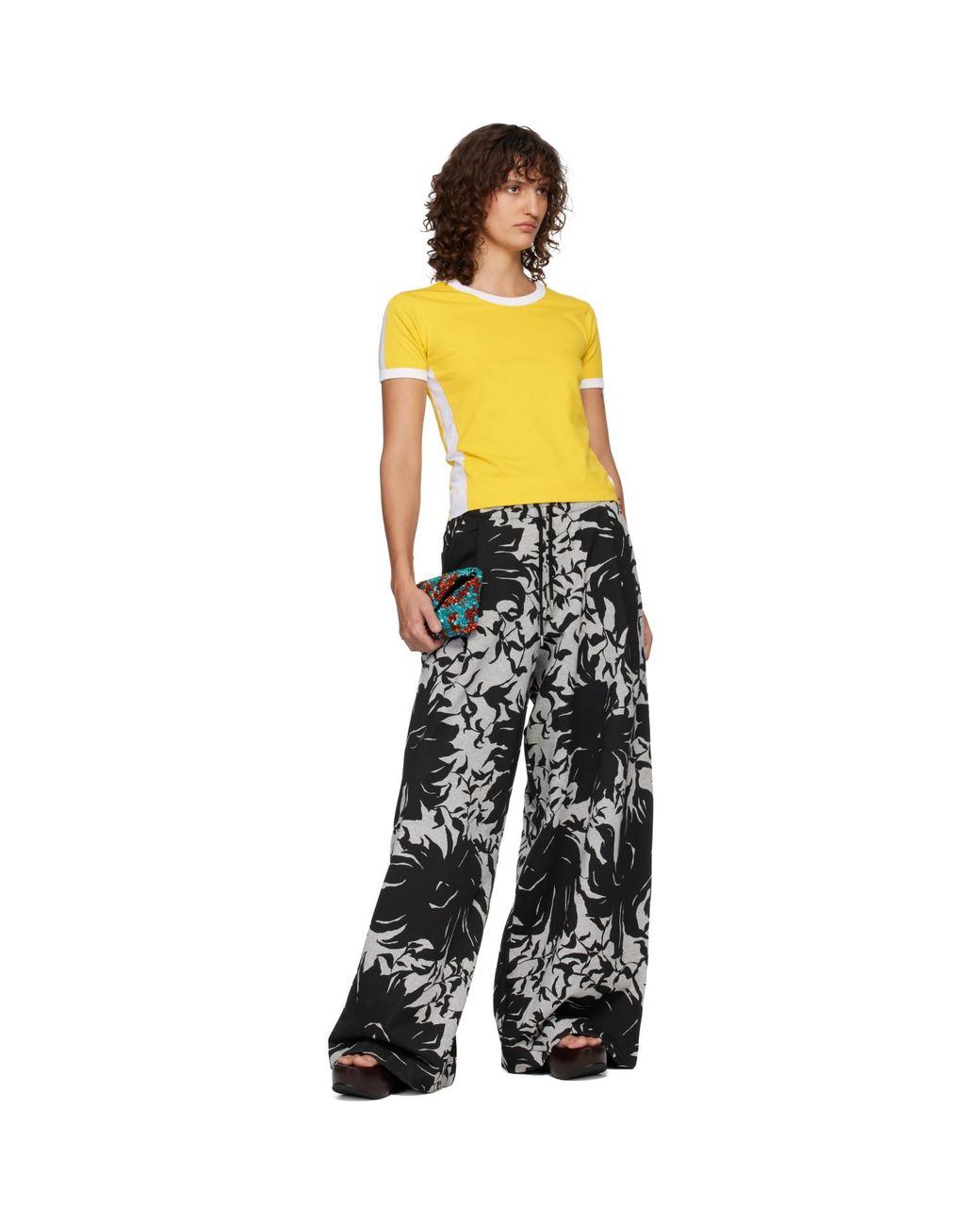 Dries Van Noten Black Loose Sweatpants