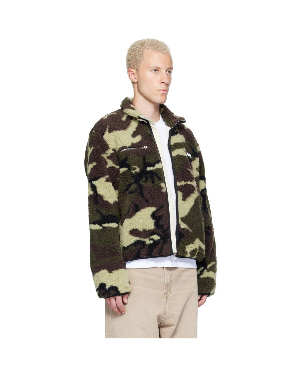 Rhude Black Parilla Camouflage Jacket for men
