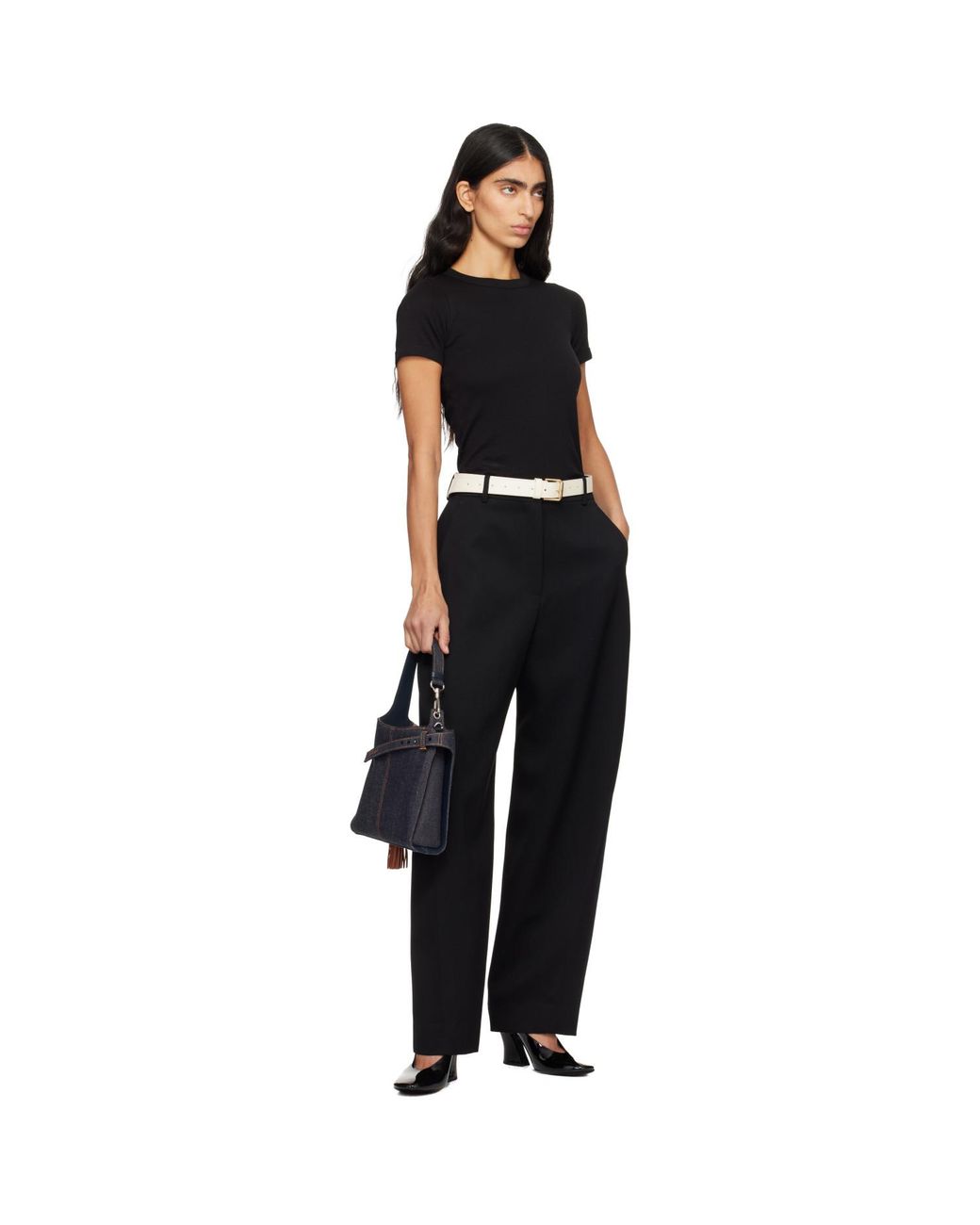 Givenchy Black Off- Voyou Belt