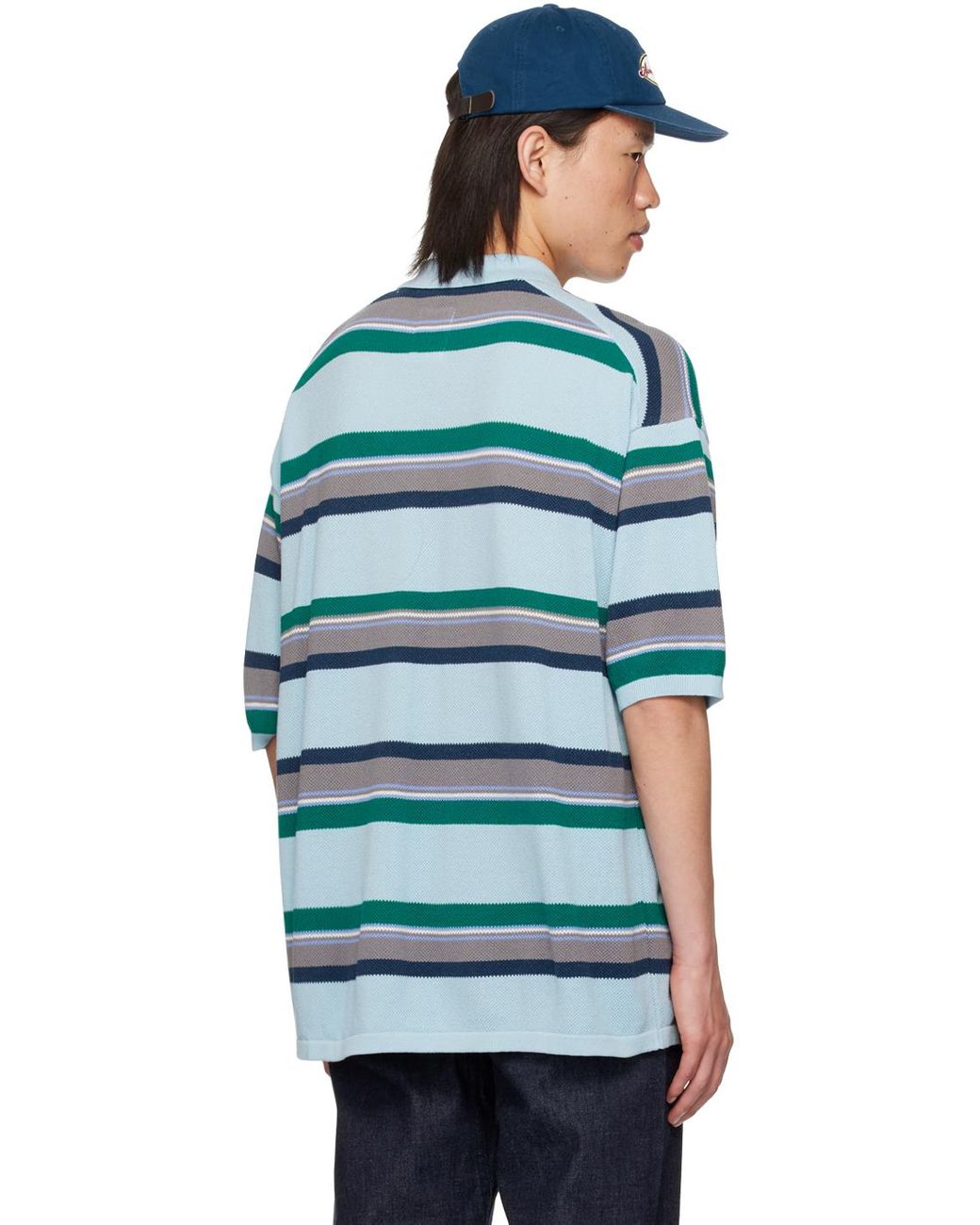 Nanamica Stripe Polo for Men | Lyst Nanamica Stripe Polo for Men | Lyst