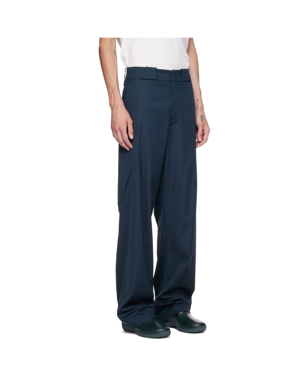 Kiko Kostadinov Blue Erdiko Trousers for men
