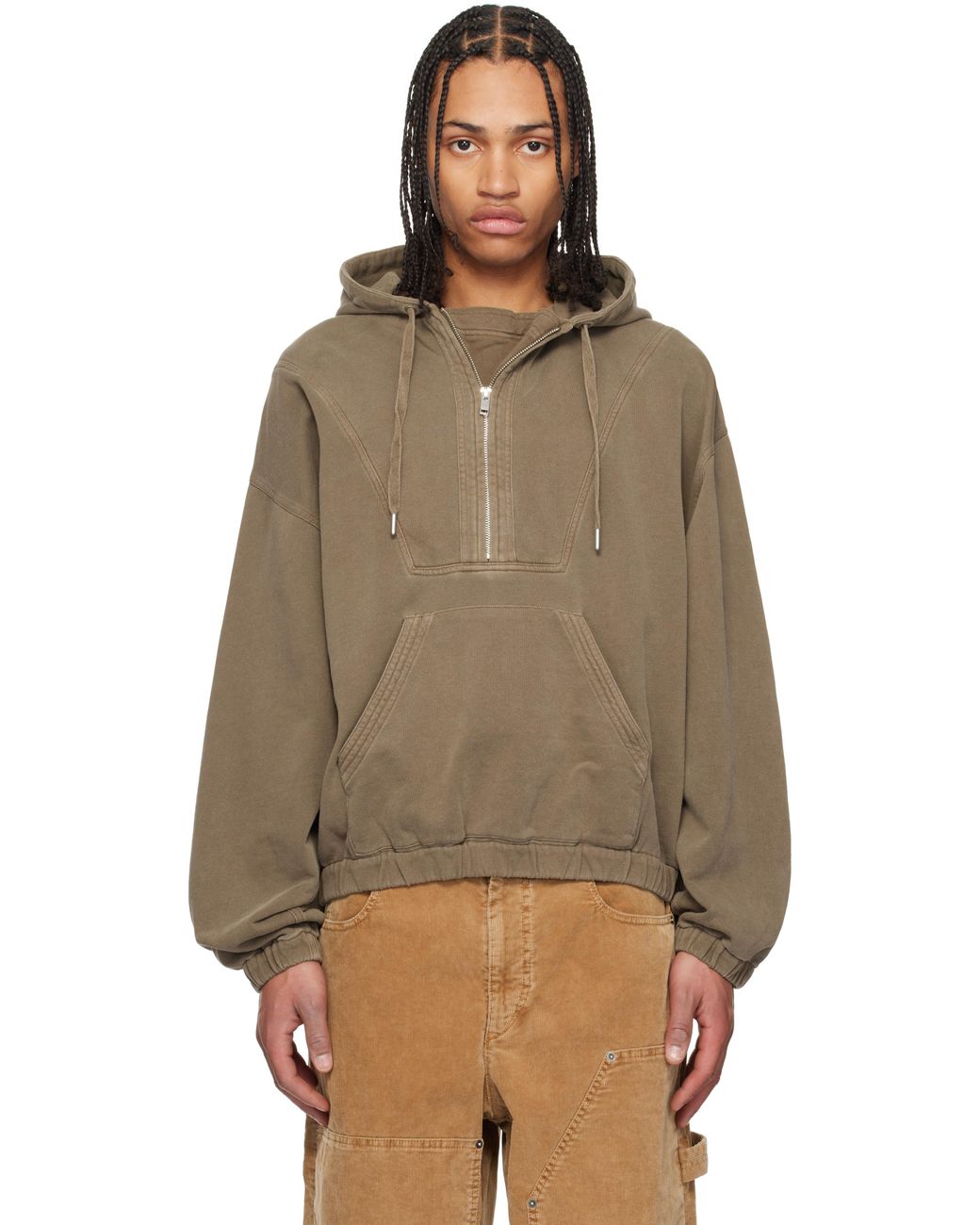【関税込み】Isabel Marant カーキ Yanis フーディ メンズ Isabel Marant カーキ Yanis フーディ ブラウン | Lyst