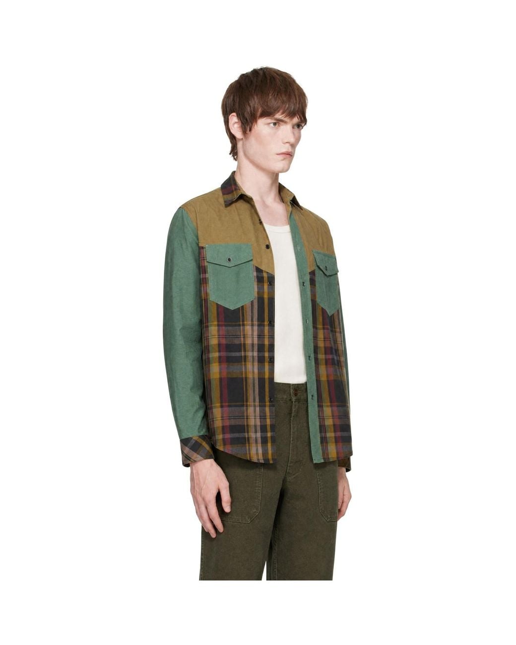 Isabel Marant Green Sacha Shirt for men