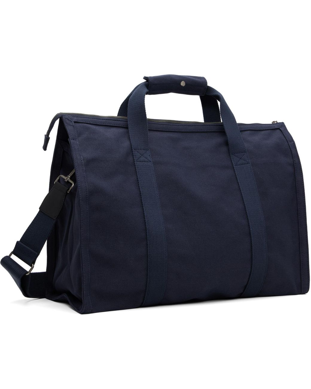 A.P.C. Blue Récupération Gym Duffle Bag for men