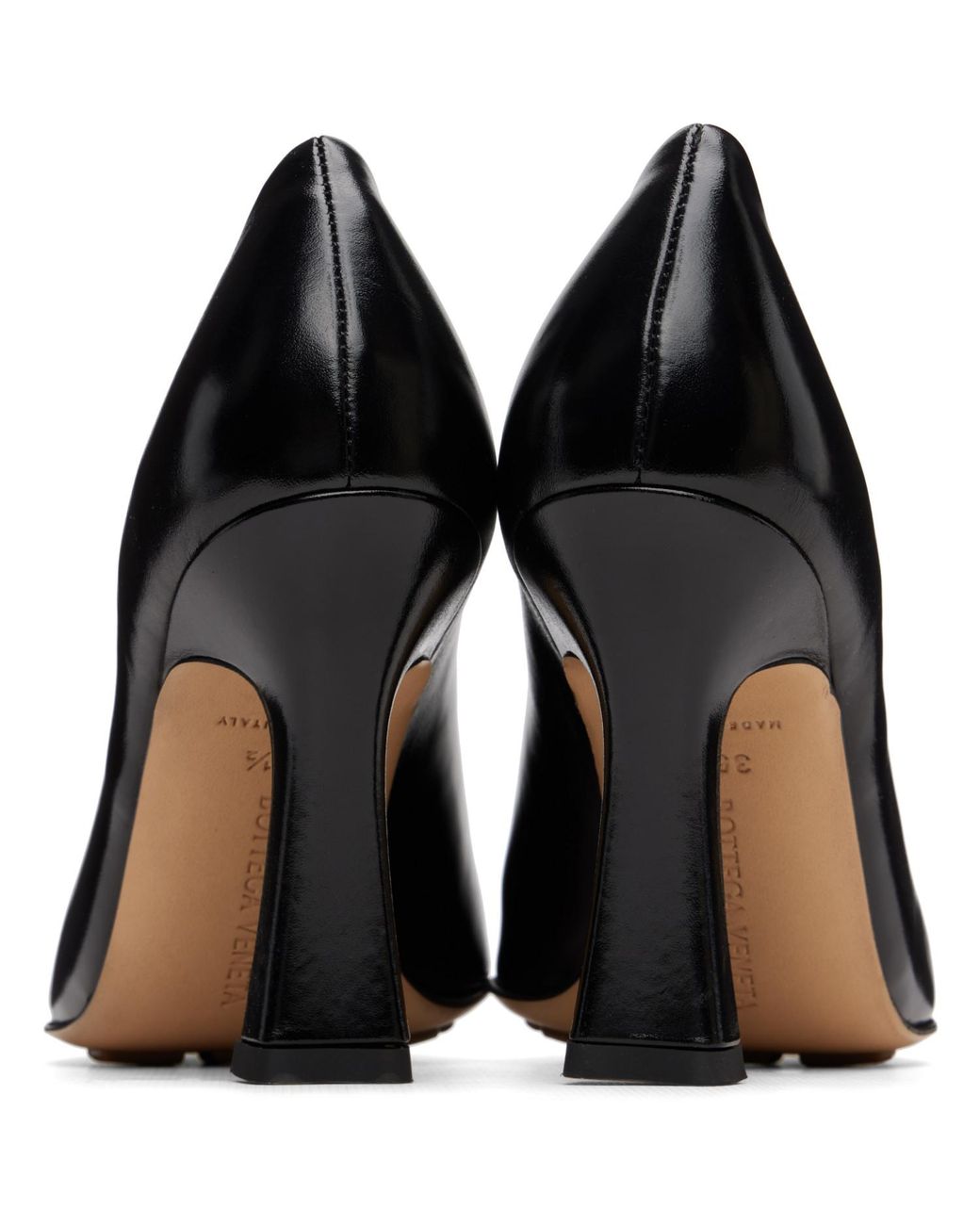 Bottega Veneta Black Sofia Heels