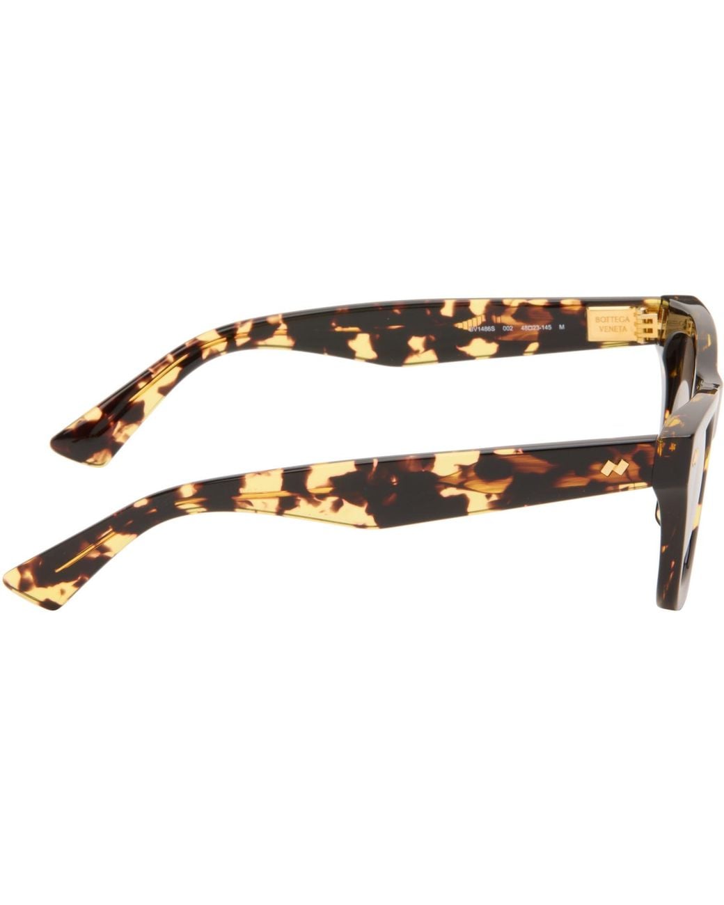 Bottega Veneta Brown Dizzy Squared Sunglasses for men
