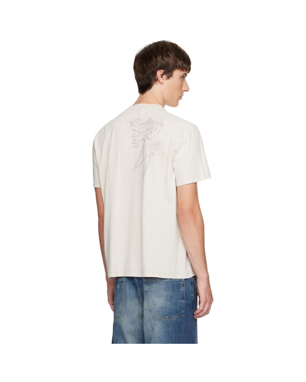 Our Legacy White Off- Box T-Shirt for men
